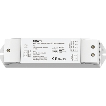 ELMARK S3(wt) 3 КАНАЛЕН tuya&rf КОНТРОЛЕР (195126)