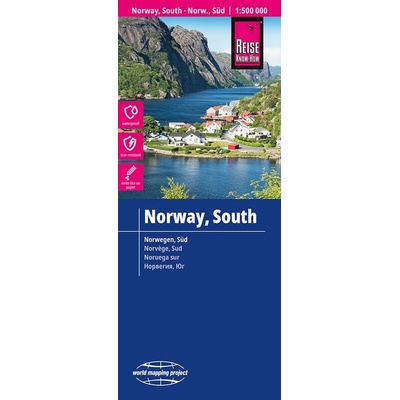 Reise Know-How Verlag mapa Norway south (Norsko jih) 1:500 t. voděodolná