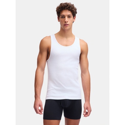 Under Armour M UA Perf Cotton Tank-2pk Mens biela