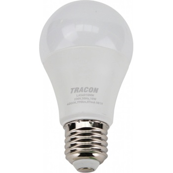 Tracon electric LED žiarovka guľa E27 10W neutrálna s chipom LAS6010NW