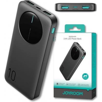 Joyroom JR-PBF12 10000mAh čierna