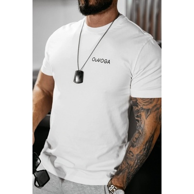 Olavoga Dark Mode tričko bílá