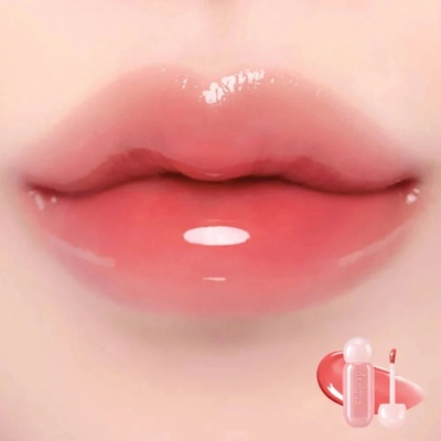 Dasique Juicy Dewy Glow Tin 03 Coral Sugar šťavnatý lesk na pery pre hydratáciu a žiarivý efekt 5,5 g