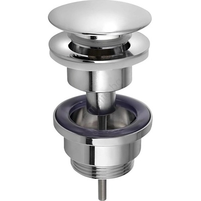 Bruckner - Сифон за мивка CLICK-CLACK Ø 6, 4 см лъскав хром (SH0291)