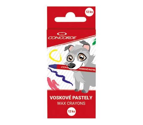 Voskové pastely CONCORDE 12ks