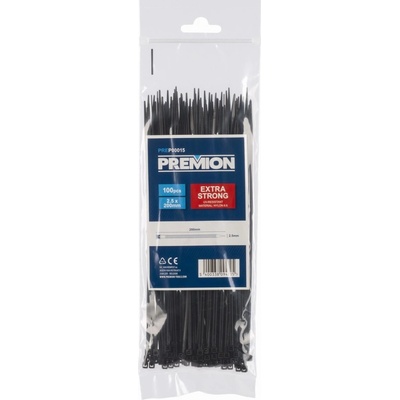 PowerPlus PREP00015 Stahovací pásky 2,5 x 200mm 100ks