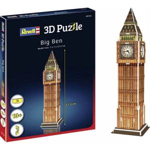 Revell Мини 3D пъзел Revell - Биг Бен, 13 части (R00120)