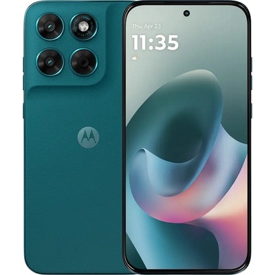 Смартфон Motorola Moto G77 5G (черен), поддържа 2 SIM карти, 6.78" (16.94cm) AMOLED дисплей, осемядрен Mediatek Dimensity 6400 2.5 GHz, 8GB RAM, 256GB Flash памет (+microSD слот), 108 + 8 & 32 Mpix камери, Android (PBAW0022RO)