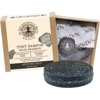 Natava Tuhý šampon Aktivní uhlí 85 g