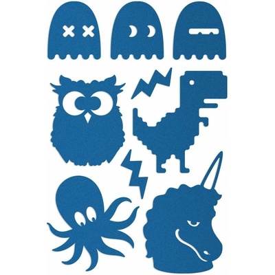 Reflective Berlin Reflective Stickies Creatures blue uni