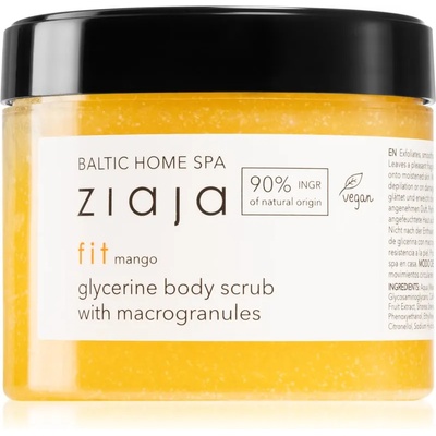 Ziaja Baltic Home Spa Fit Mango грубозърнест пилинг с глицерин 300ml