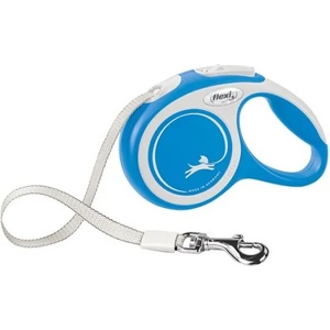 flexi Автоматичен повод Flexi New COMFORT XS ЛЕНТА - СИНЬО, 3 м за кучета до 12 кг NOBBY Germany 04343