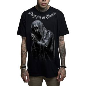 MAFIOSO мъжка тениска mafioso - sinner - ЧЕРЕН- maf033