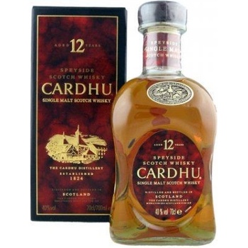 Cardhu 12y 40% 0,7 l (kartón)