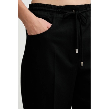 Liviana Conti Панталон с вълна Liviana Conti в черно със стандартна кройка, с висока талия L5WN85 (L5WN85)