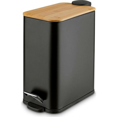Konighoffer Odpadkový koš černý, nerezová ocel, 5 l
