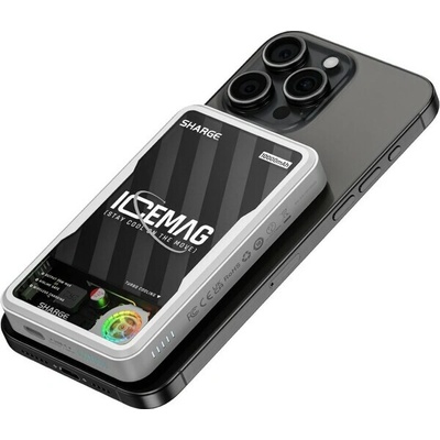 Sharge IceMag 10000mAh šedá