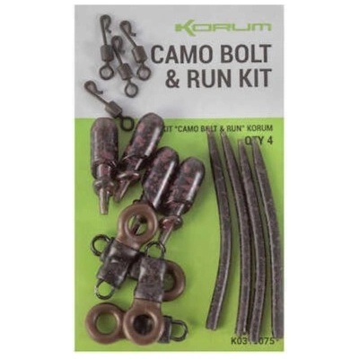 Korum Montáž Camo Bolt & Run Kit - Standard