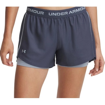 Under Armour dámské kraťasy Tech Play Up 2In1 Shorts 1389895-044 šedá