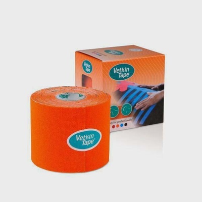 Vetkin Tape Tejpovací páska pro koně oranžová 6 cm x 5 m