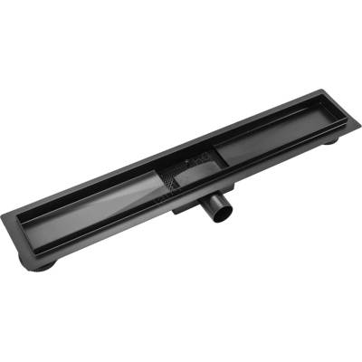 Rea Rea-g6602 - Дренажен канал pure neox 70 см, матово черно (re0216)