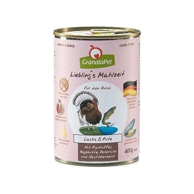GranataPet losos & krůta s bramborami šípky a petrželí 400 g