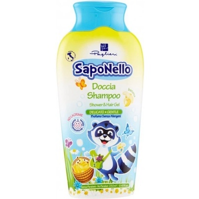 saponello Sprchový gél a šampón 2v1 jemný (s banánom) 250 ml