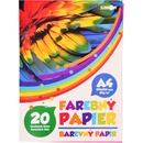 Farebné papiere zložka farebného papiera A4 20 listov 80 g