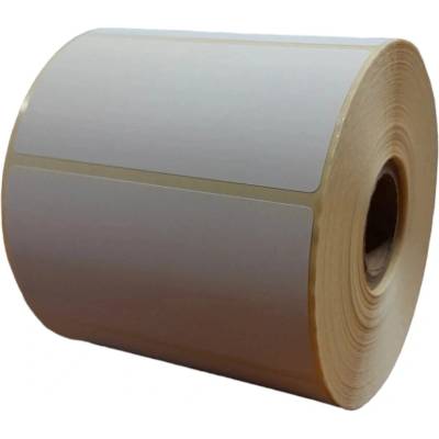 Termo Etiketa 80 mm x 40 mm, Thermo eco, Biela, Dutinka 25 mm, 1000 ks/kotúč, Permanentné lepidlo, Priemer kotúča 90 mm