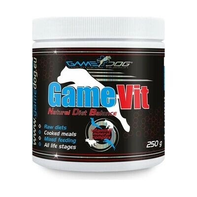 Game Dog Vit vitamíny a minerály pre psov v každom veku vo forme prášku 250 g