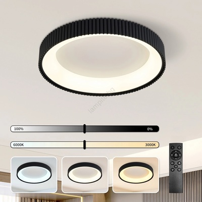 Brilagi - димируемо таванно осветително тяло FALCON MODERN LED/54W/230V 60 см черно +DO (BG3101)