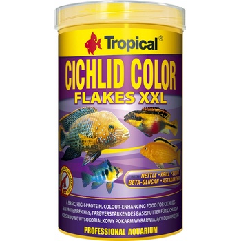 Tropical Cichlid colour flake 250 ml, 50 g