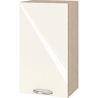 ИРИМ Горен кухненски шкаф Сити МФ-Крийм гланц-11-2 40 см