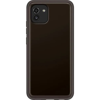 Image 1 of Samsung Galaxy A03 Soft clear cover black (EF-QA036TBEGEU)