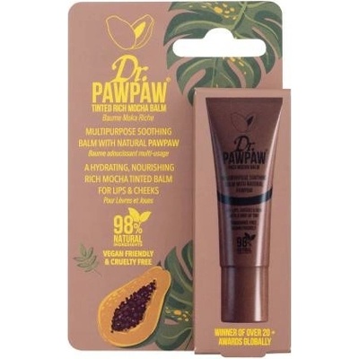 Dr. Pawpaw Rich Mocha tónovací balzam na pery a líca 10 ml