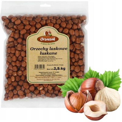 Orzeszek Lieskové lieskové orechy 2500 g