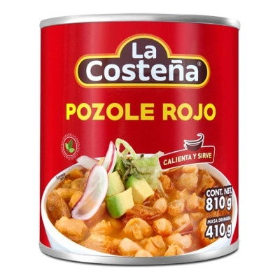 La Costena Pozole Rojo Charola 810 g