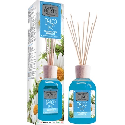 Sweet Home aroma difuzér s tyčinkami Talco Pudr 250 ml