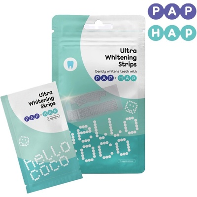 hello coco Ultra Whitening Strips bieliace pásiky 5 ks