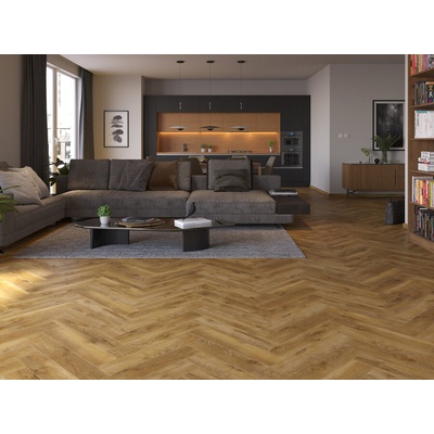 CLASSEN Ламиниран паркет Дъб Беникарло Аc5/32 8мм рибена кост (63267)