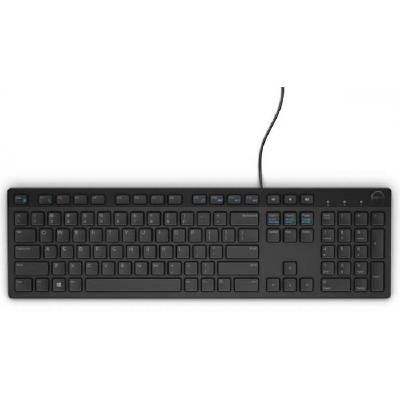 KB216 Wired Multimedia Keyboard, Черна