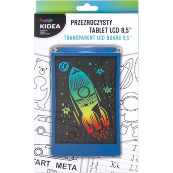 Image 1 of kidea - Прозрачен LCD таблет Син 90266
