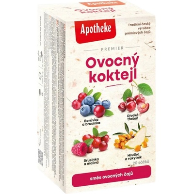 APOTHEKE PREMIER Lahodný košík ovocný čaj 4 druhy 20 x 2 g