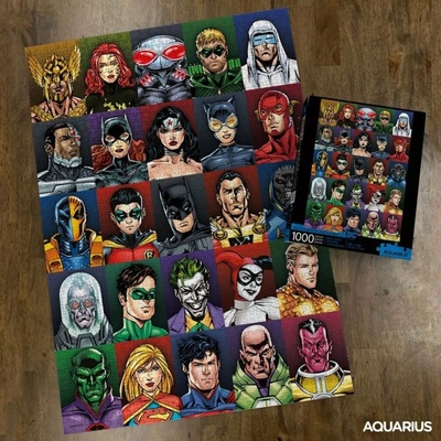 Aquarius DC Comics Jigsaw Faces 1000 dielov