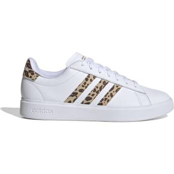 Image 1 of adidas Womens Grand Court Sneakers - Wht/Leop