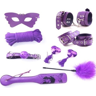 Guilty China Bdsm Комплект за ролеви игри "please me purple" 8 части