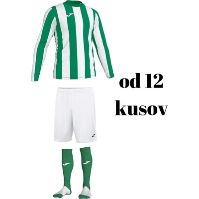 Joma Inter s dlhým rukávom pre celé mužstvo od 12 ks zelená biela počet ks v sadě 12 hráčskych setov