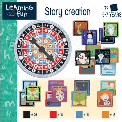 Náučná pre najmenších Story Creation Educa Učíme sa vymýšľať rozprávky s obrázkami 72 dielov od 5 rokov