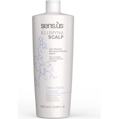 Sens.us Illumyna Scalp Detox Hydra Cleanser detoxikační a hydratační šampon 1000 ml