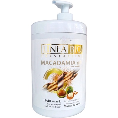 Linea bio маска за коса с масло от макадамия, 1000мл